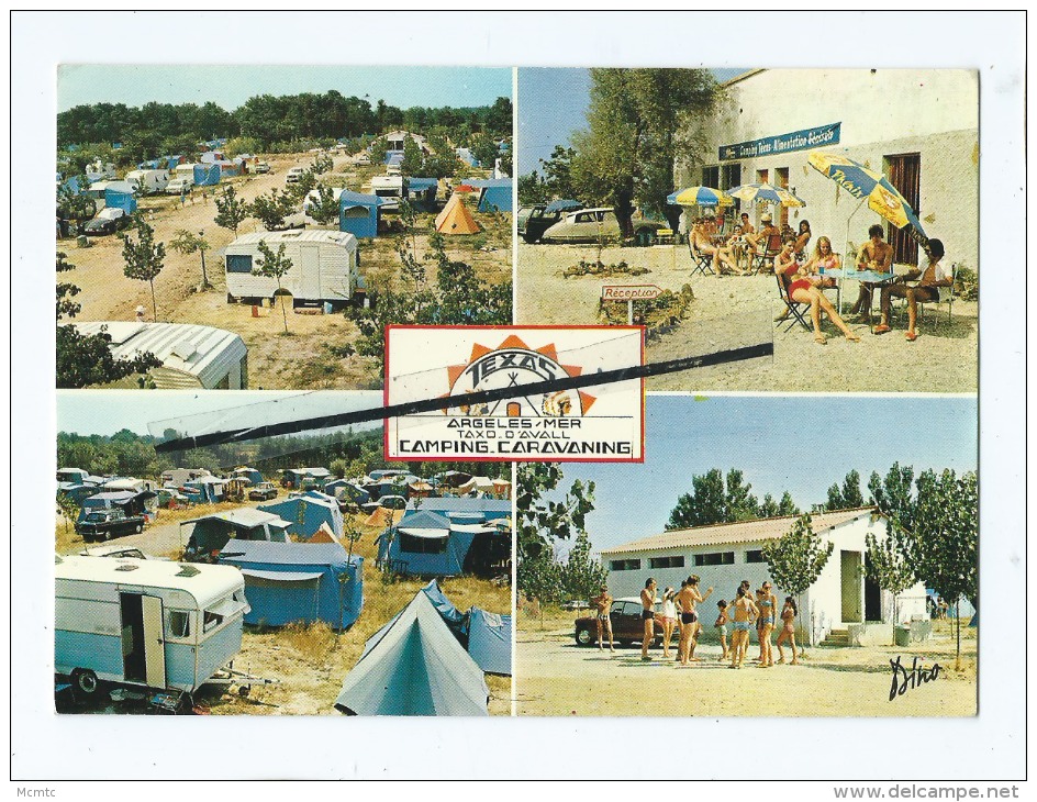 CPM - Camping Caravaning "Texas" - Taxo D'Avall  - Argeles Sur Mer - Argeles Sur Mer