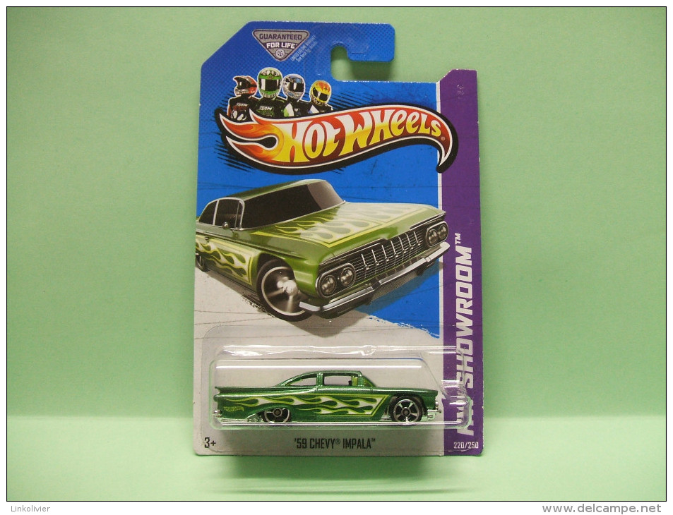 CHEVROLET CHEVY IMPALA 1959 - HW Showroom 2013 - Heat Fleet - HOTWHEELS Hot Wheels Mattel 1/64 US Blister - HotWheels