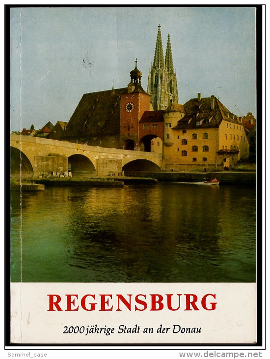 Kleine Broschüre / Heft : Regensburg  -  Mit Stadtführer Und Übersichtskarte  -  Von 1973 - Bayern