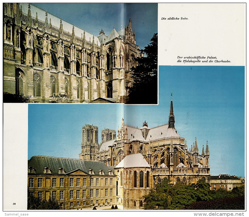 Kleine Broschüre / Heft : Die Kathedrale Von Reims  -  Besichtigungsführer Von Ca. 1975 - Frankreich