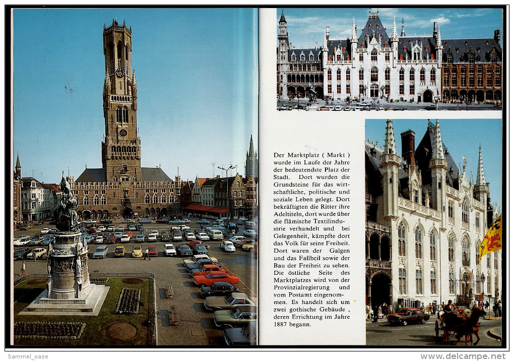 Kleine Broschüre / Heft : Ein Spaziergang Durch Brügge  -  Stadtplan Und 62 Farbfotos Von 1988 - Belgien & Luxemburg