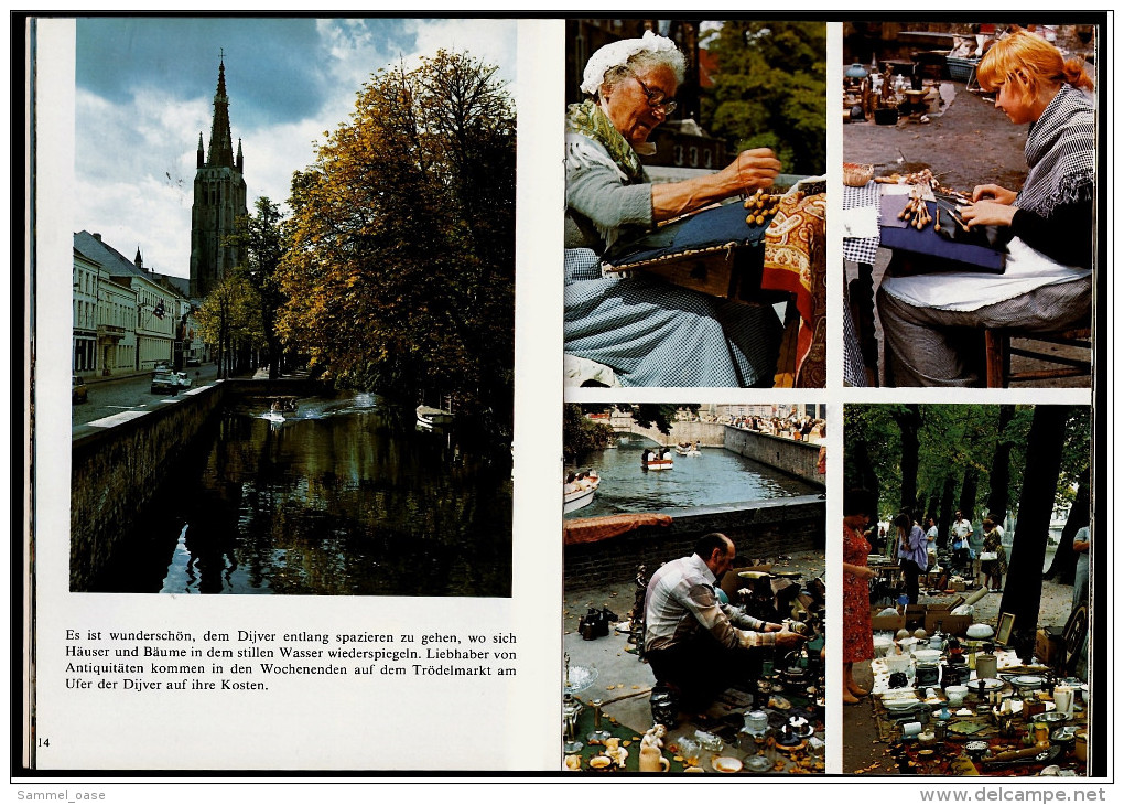 Kleine Broschüre / Heft : Ein Spaziergang Durch Brügge  -  Stadtplan Und 62 Farbfotos Von 1988 - Belgium & Luxembourg