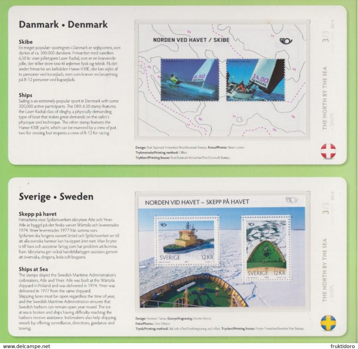 The North By The Sea 3 Denmark - Norway - Sweden - Finland - Aland - Iceland - Greenland - Faroe Island - Blocks Folder - Europe (Other)