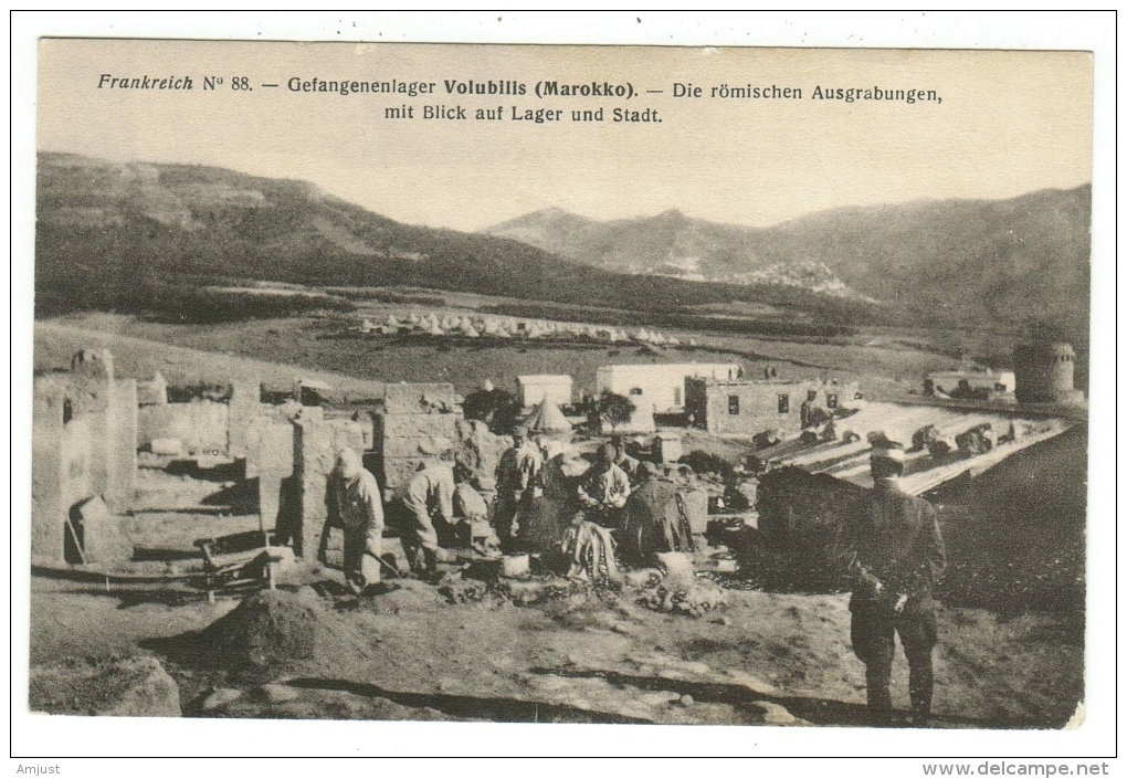 Guerre 1914-1918 // Prisonniers// Maroc  // Camp De Volubilis - Weltkrieg 1914-18