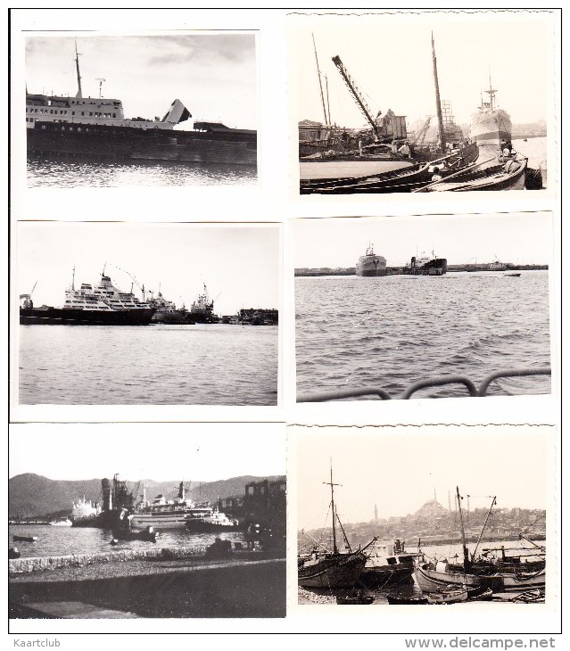 6 OLD PHOTO'S : BOATS & SHIPS - Boten