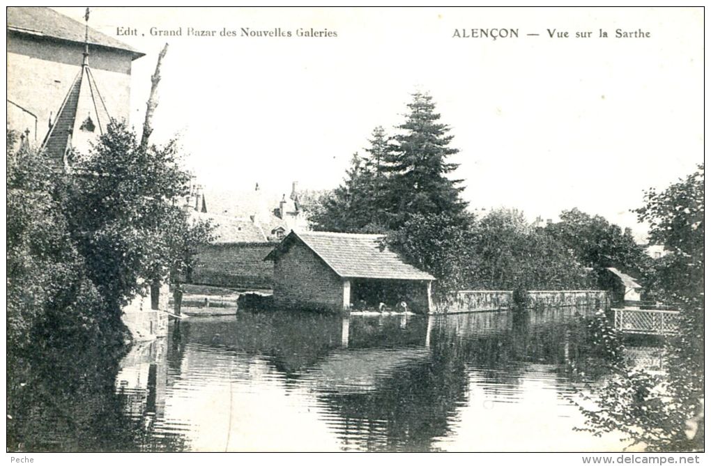 N°479436 -cpa Alençon -vue Sur La Sarthe- - Alencon