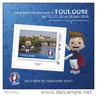 France 2016 - Collector "Euro Foot" (ville Hôte Toulouse) - Collectors