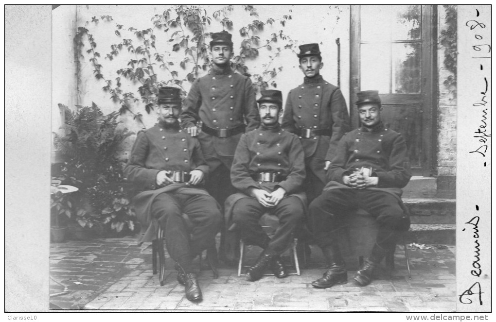 60 Beauvais Photo De Militaires Septembre 1908 - Beauvais