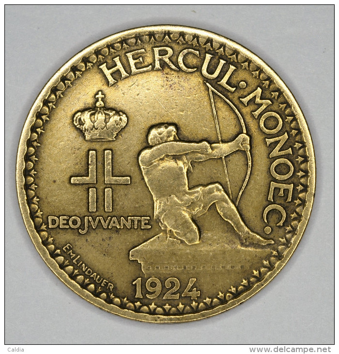 Monaco 1 Franc 1924 # 4 - 1922-1949 Louis II