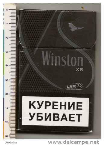 An Empty Box Of Winston Cigarettes, Switzerland - Saint - Petersburg - Russia, 2015 - Porta Sigarette (vuoti)