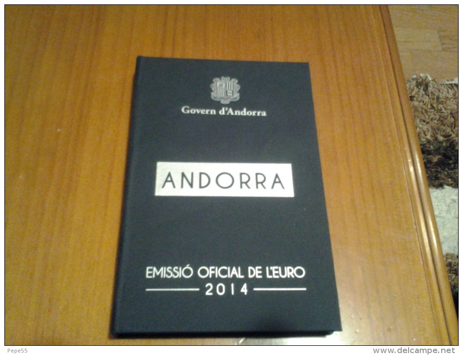 EUROPA ANDORRA SERIES MONEDAS 2014-PROOF EN UN ESTUCHE ESPECIAL. EMISIÓN 3.000 - Andorre