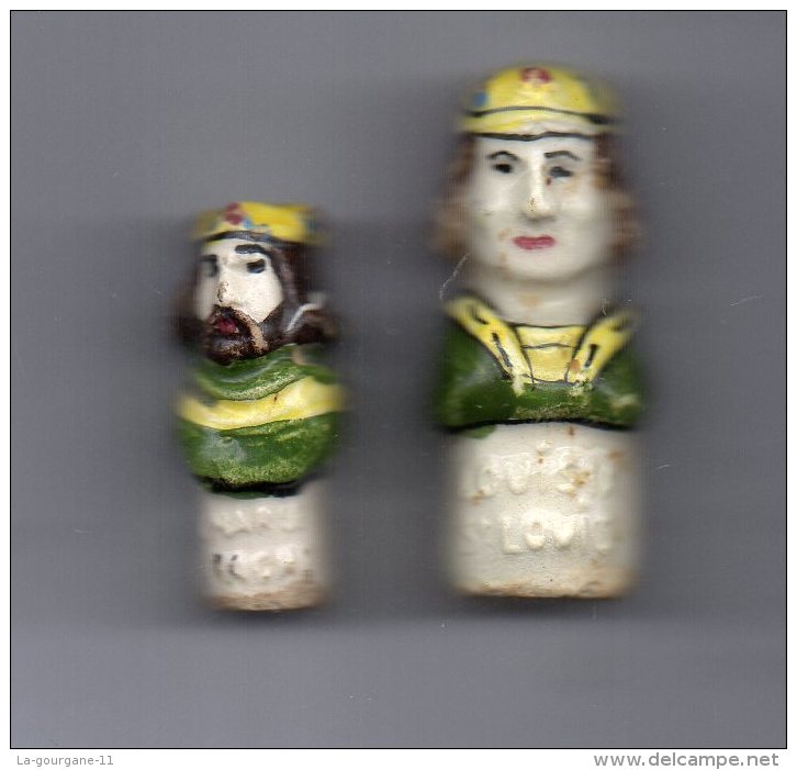 Grosse Fève Ancienne  4.5.x 2 Cm  MAURIN Père Signé 3  -  ROI DE FRANCE Grand Modèle LOUIS IX Saint-louis - History