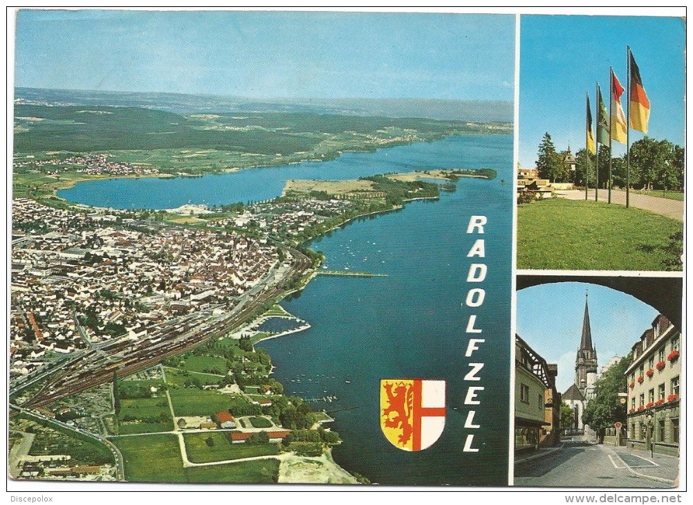 O1989 Radolfzell Am Bodensee Mit Halbinsel Mettnau / Viaggiata 1974 - Radolfzell