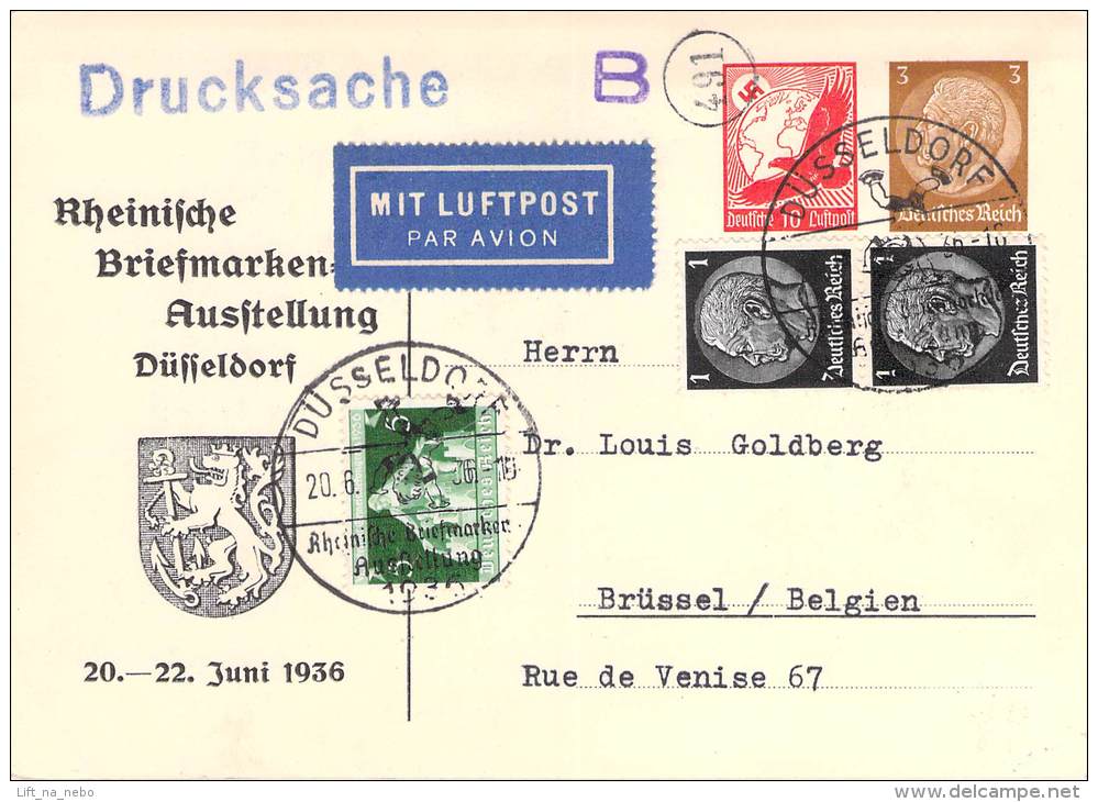 Germany Deutsches Reich Third Reich Postal Stationery Ganzsache Postkarte (2 Scans) RARE! - Sonstige & Ohne Zuordnung