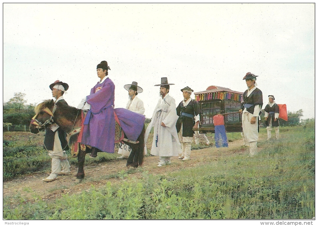 SOUTH KOREA   COREA DEL SUD  Traditional Old-fashioned Wedding Ceremony - Asien