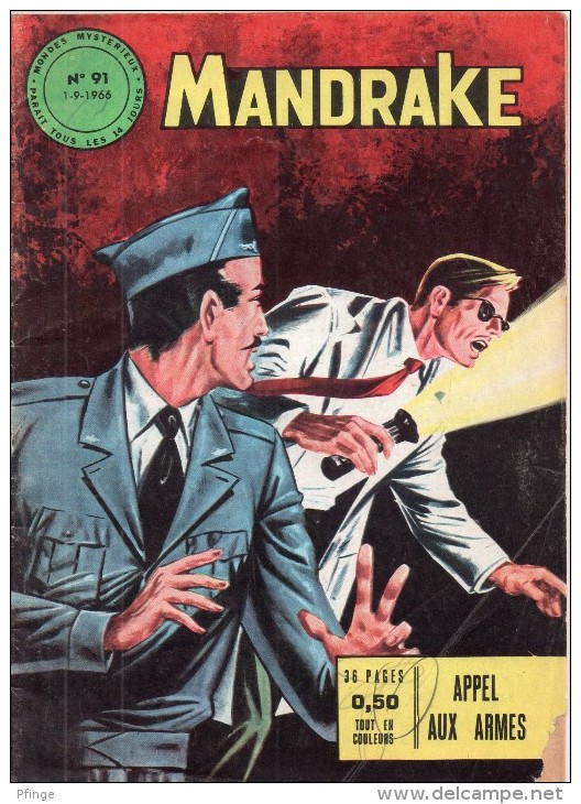 Mandrake-Mondes Mystérieux N°191, 1966 - Mandrake