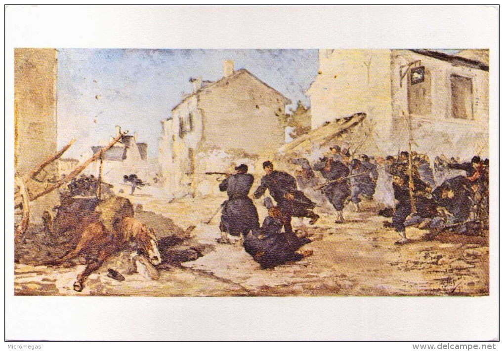 L'Infanterie De Marine à Bazeilles 1870 - Tableau De Sergent - Other Wars