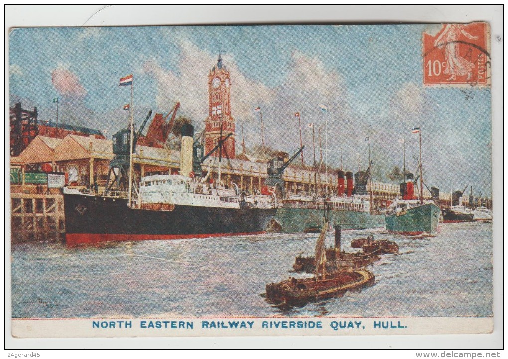 CPA HULL (Angleterre-Yorkshire) - North Eastern Railway Riverside Quay - Hull