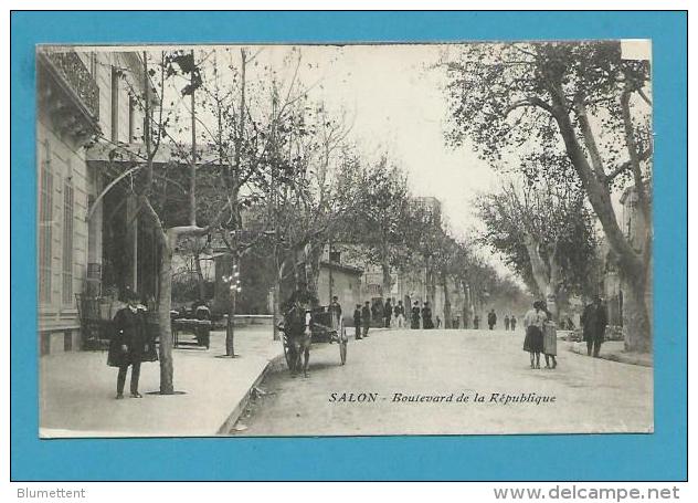 CPA Boulevard De La République SALON 13 - Salon De Provence