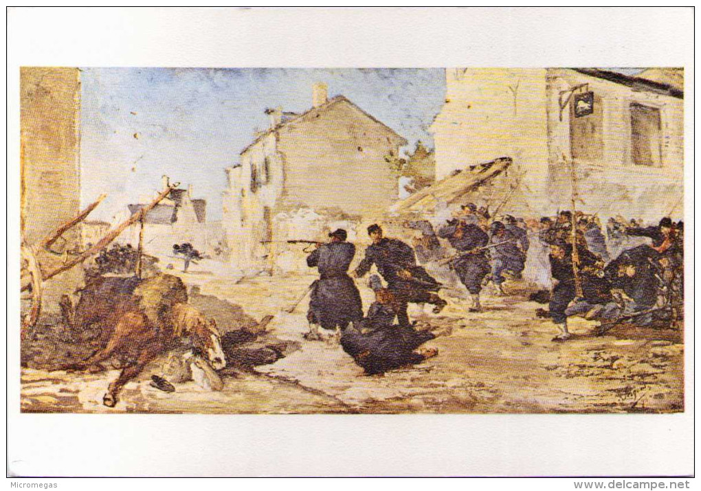 L'Infanterie De Marine à Bazeilles 1870 - Tableau De Sergent - Other Wars