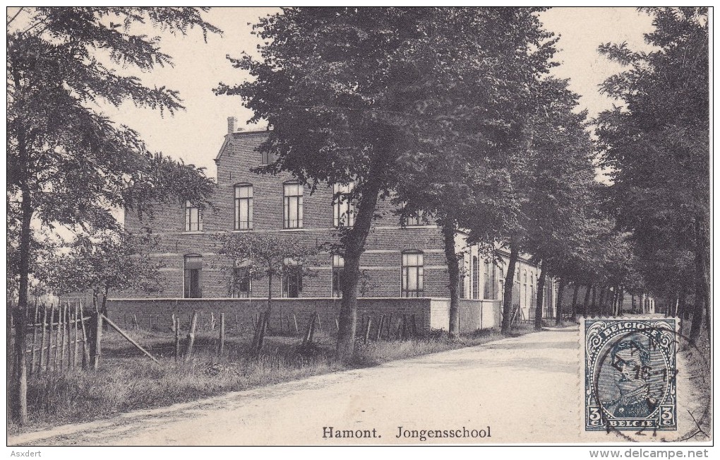 Hamont - Jongensschool. 1921 - Druk. Jos Jacobs - Hamont-Achel