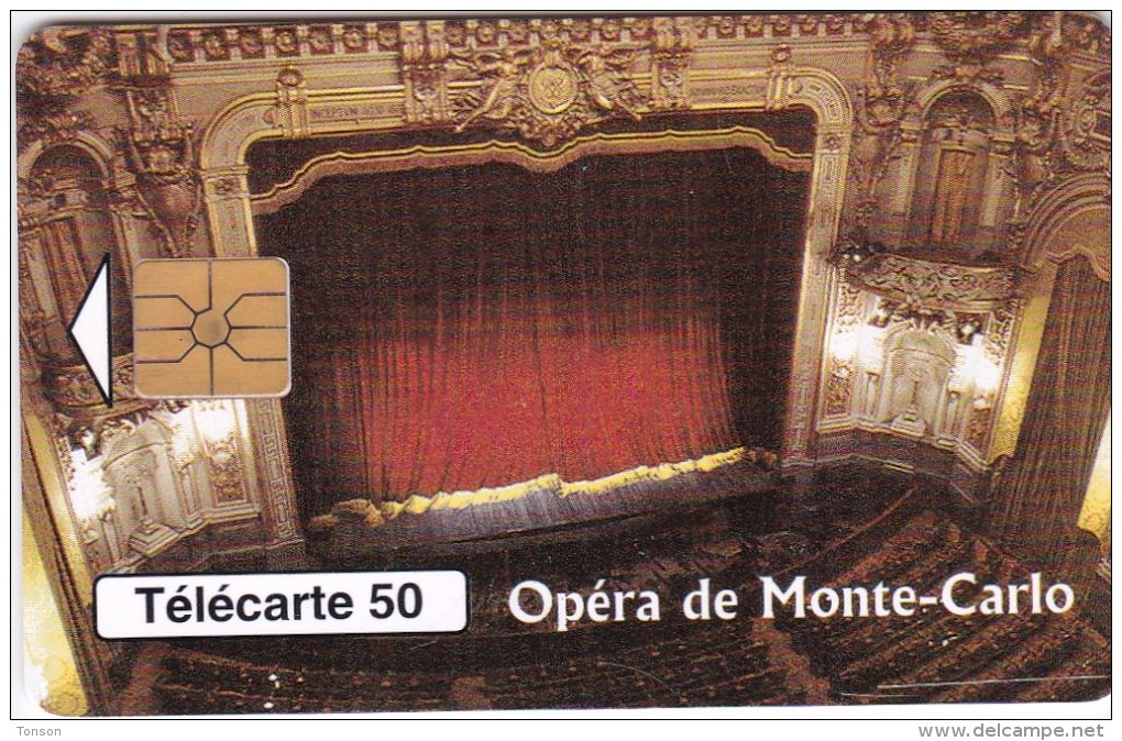 Monaco, MCO-59, 50 Units, Opéra De Montecarlo, 2 Scans. - Monaco