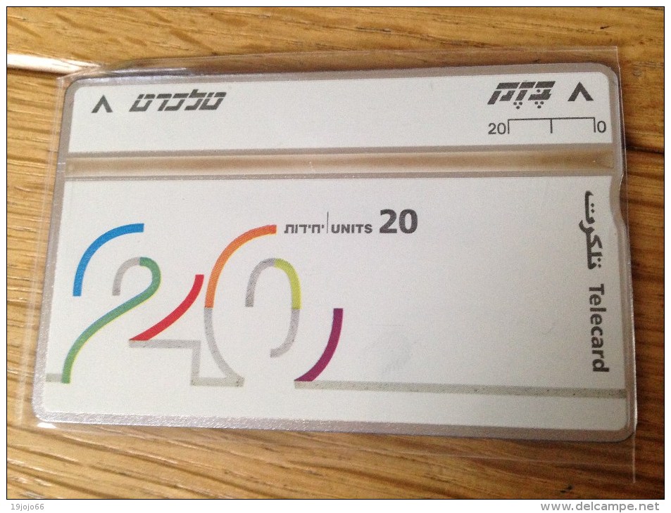Old Mint Israel   - 20 Units Card  Mint Condition - Nr 566E - Israel