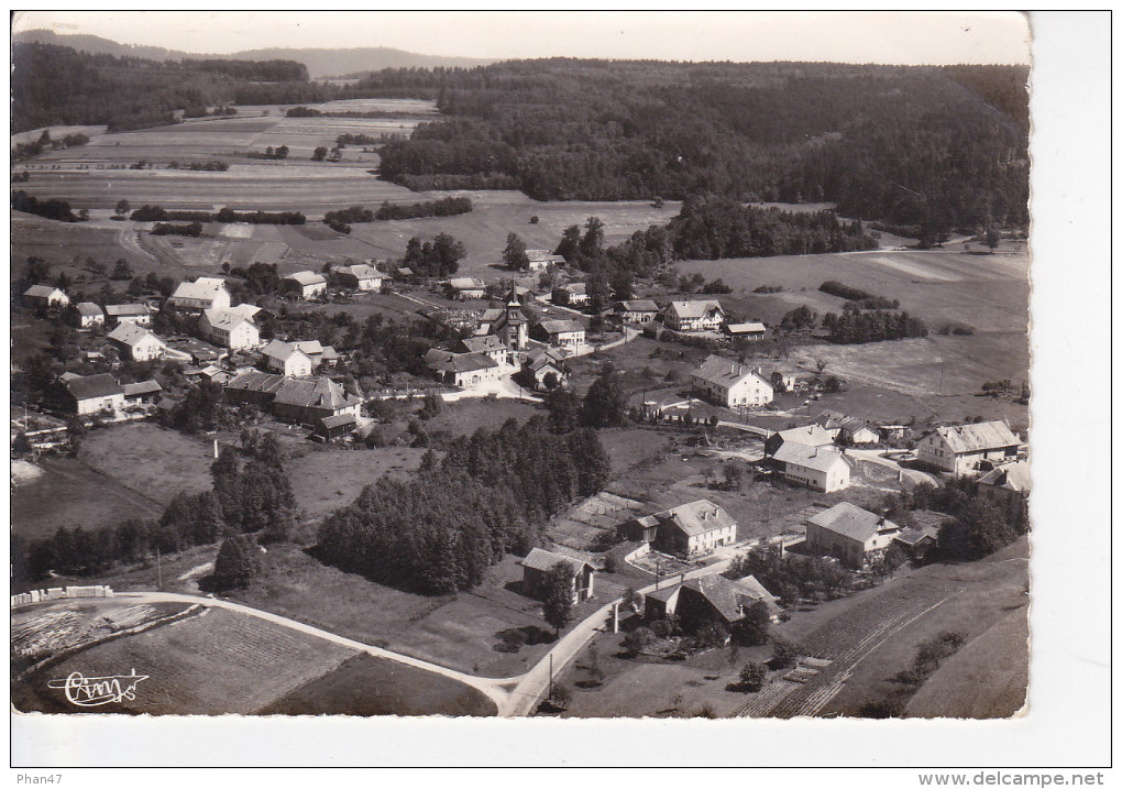 HURBACHE (88-Vosges) Vue Panoramique Aérienne, Licence S N N°59, Ed.Cim 1960 Environ - Sonstige & Ohne Zuordnung