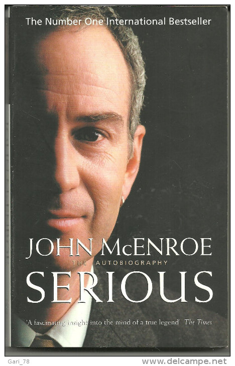 SERIOUS The Autobiography Par John McENROE - Sports