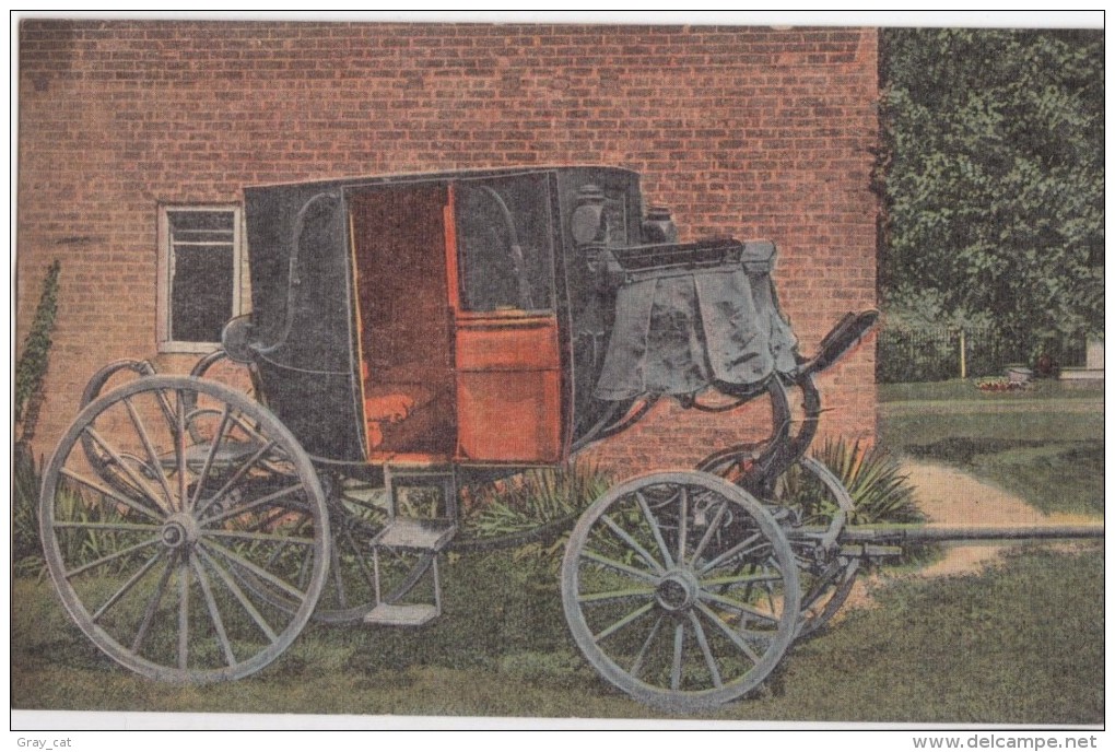 USA, THE STAGE COACH OF GENERAL ANDREW JACKSON, HERMITAGE, TENNESSEE , Unused Linen Postcard [16683] - Nashville