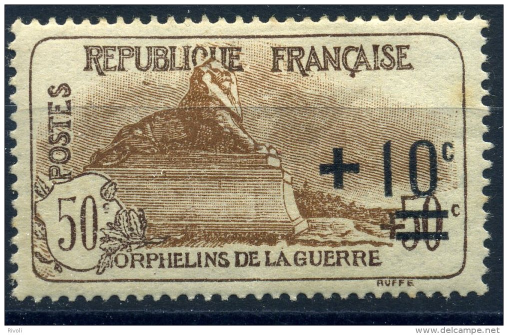 FRANCE -  1921-22 YVERT N° 167 NEUF AVEC TRACE DE CHARNIERE COTE 27E - Neufs