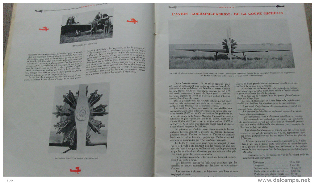 Revue De La Société Générale Aéronautique Août 1930 Cams Lorraine Hanriot Nieuport Secm Aviation Avion - Revues Anciennes - Avant 1900