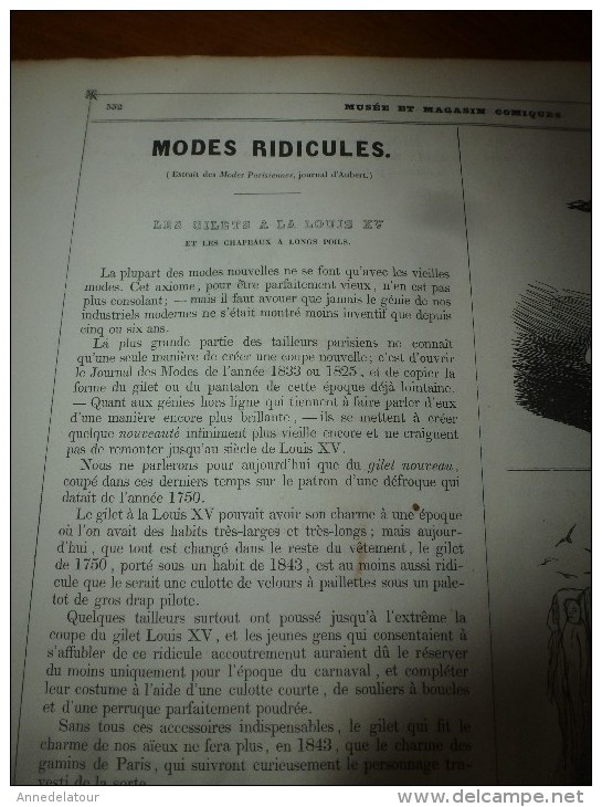 1840  LES BURGS infiniment trop GRAVES ,Tartinologie découpée en 3 , Musée PHILIPON  (paroles Victor Hugo) ,ill Cham etc