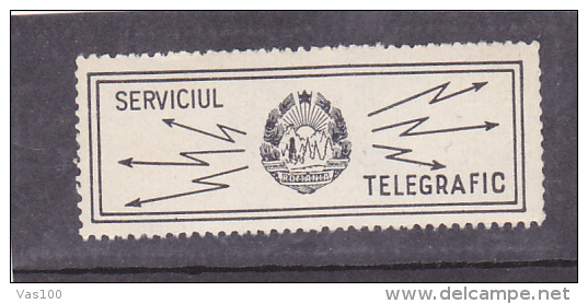 Telegraph Service  Old ,CINDERELLAS,LABELS  Stamps  ** MNH, Romania. - Télégraphes
