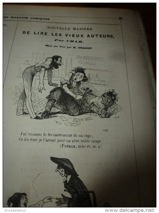 1840  NORMA,drame en 3 actes,imité italien; Musée PHILIPON  par E. Maritus,décors et costumes de CHAM,  scène AUBERT