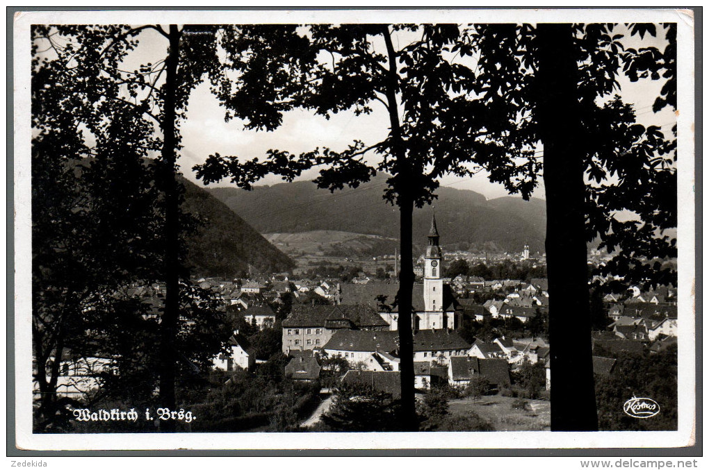 1581 - Ohne Porto - Alte Foto Ansichtskarte Waldkirch I. Brsg. Gel 1938 Gel 1961 Augustiniok Kosmos - Emmendingen