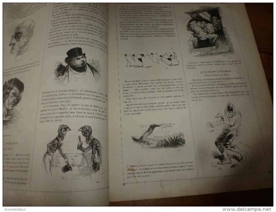 1840  UNE PUBLICATION A LA MODE, Voyage Fantastique,épisodique,philosophique,lunatique Et Sudorifique; Musée PHILIPON , - 1800 - 1849