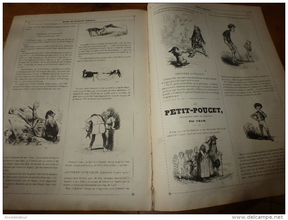 1840  UNE PUBLICATION A LA MODE, voyage fantastique,épisodique,philosophique,lunatique et sudorifique; Musée PHILIPON ,