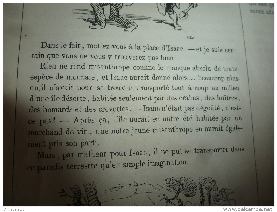 1840  L'ENFANT PRODIGUE Nouvelle Tant Soit Peu Vieille.; Musée PHILIPON ,dessins De JACQUE , Texte De JEAN - 1800 - 1849