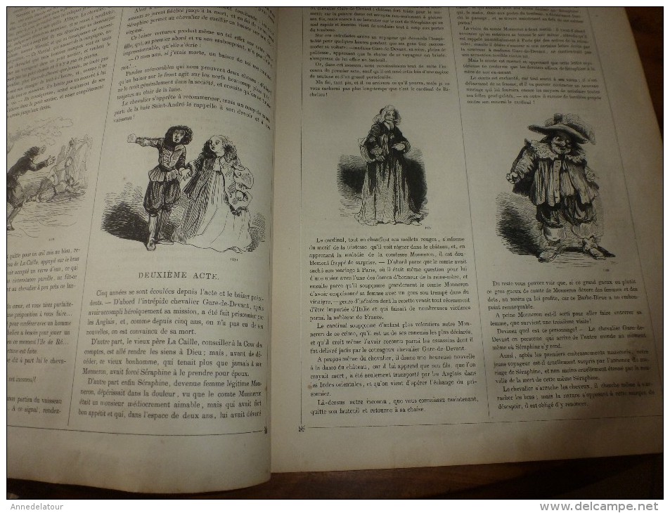 1840 Mlle LA CAILLE ,L'avantage De Ne Pas être Gannalisé, Histoire Méli-méla-mélodramatique.;Musée PHILIPON, Cost. CHAM - 1800 - 1849