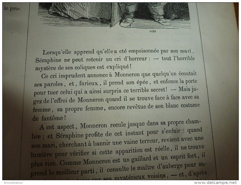 1840 Mlle LA CAILLE ,L'avantage de ne pas être gannalisé, Histoire méli-méla-mélodramatique.;Musée PHILIPON, cost. CHAM