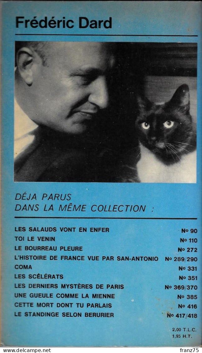 Le Monte-Charge-Frédéric DARD-Presses Pocket N°429-1966--BE - Roman Noir