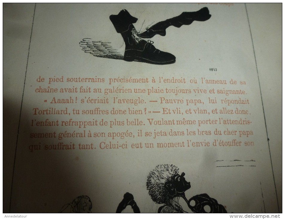 1840 PARIS Dévoilé (5 livraisons): LES MYSTERES SUS par CHAM  .;Musée PHILIPON, nombreux dessins  etc