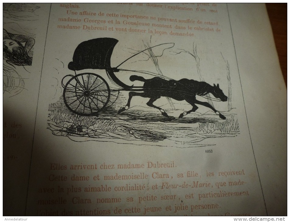 1840 PARIS Dévoilé (5 livraisons): LES MYSTERES SUS par CHAM  .;Musée PHILIPON, nombreux dessins  etc