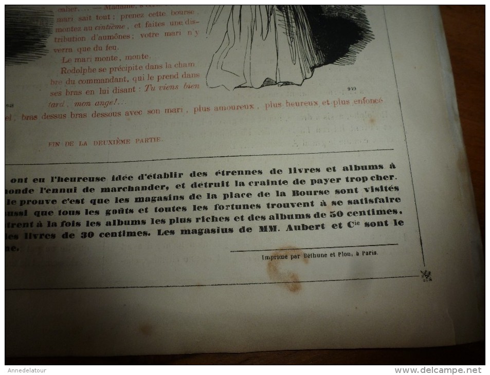 1840 PARIS Dévoilé (5 livraisons): LES MYSTERES SUS par CHAM  .;Musée PHILIPON, nombreux dessins  etc