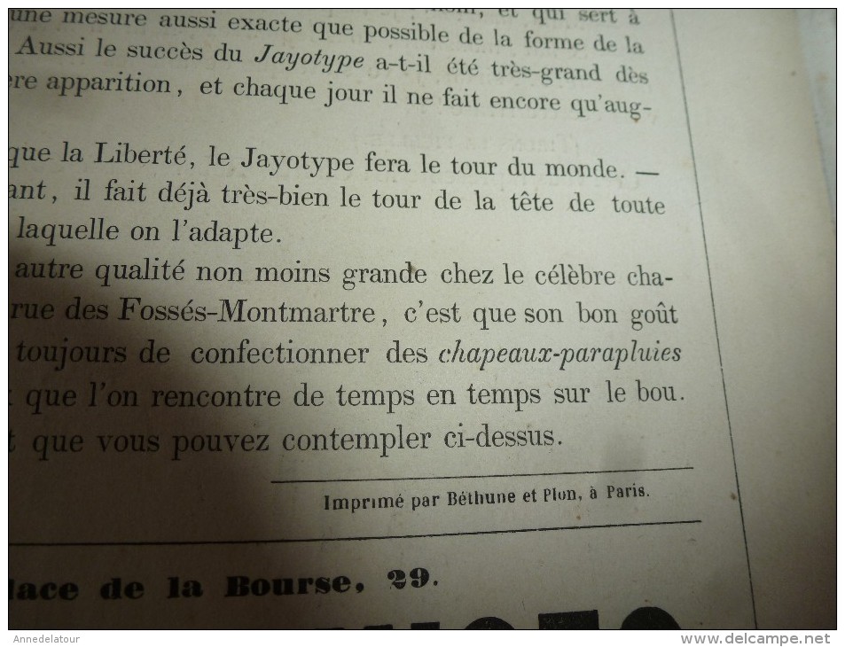 1840 PARIS Dévoilé (5 livraisons): LES MYSTERES SUS par CHAM  .;Musée PHILIPON, nombreux dessins  etc