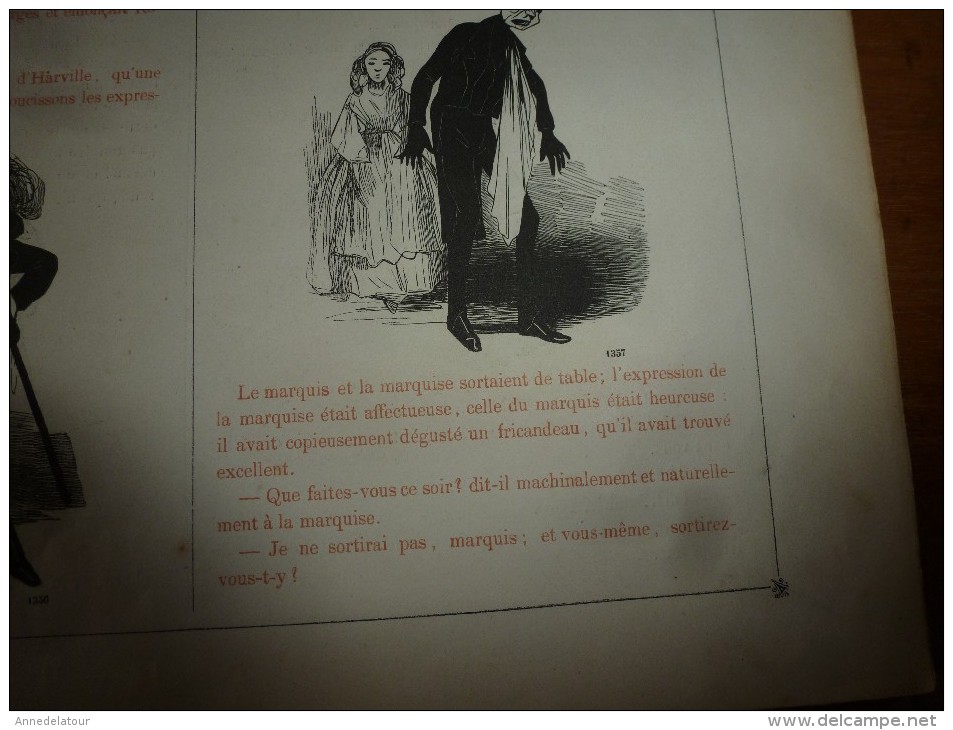 1840 PARIS Dévoilé (5 livraisons): LES MYSTERES SUS par CHAM  .;Musée PHILIPON, nombreux dessins  etc