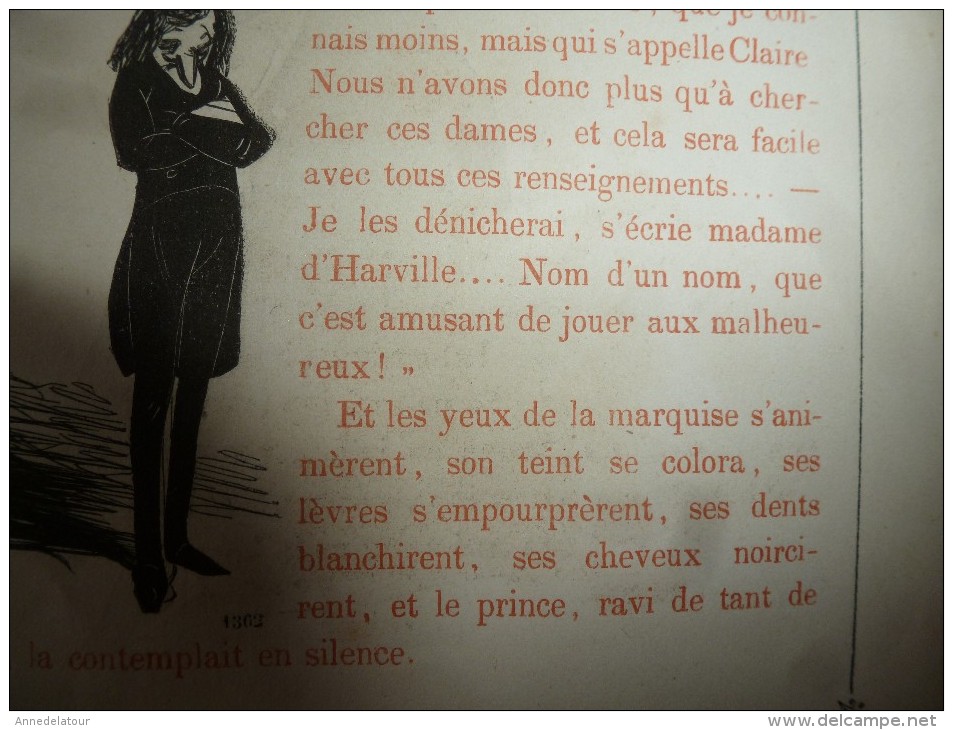 1840 PARIS Dévoilé (5 livraisons): LES MYSTERES SUS par CHAM  .;Musée PHILIPON, nombreux dessins  etc