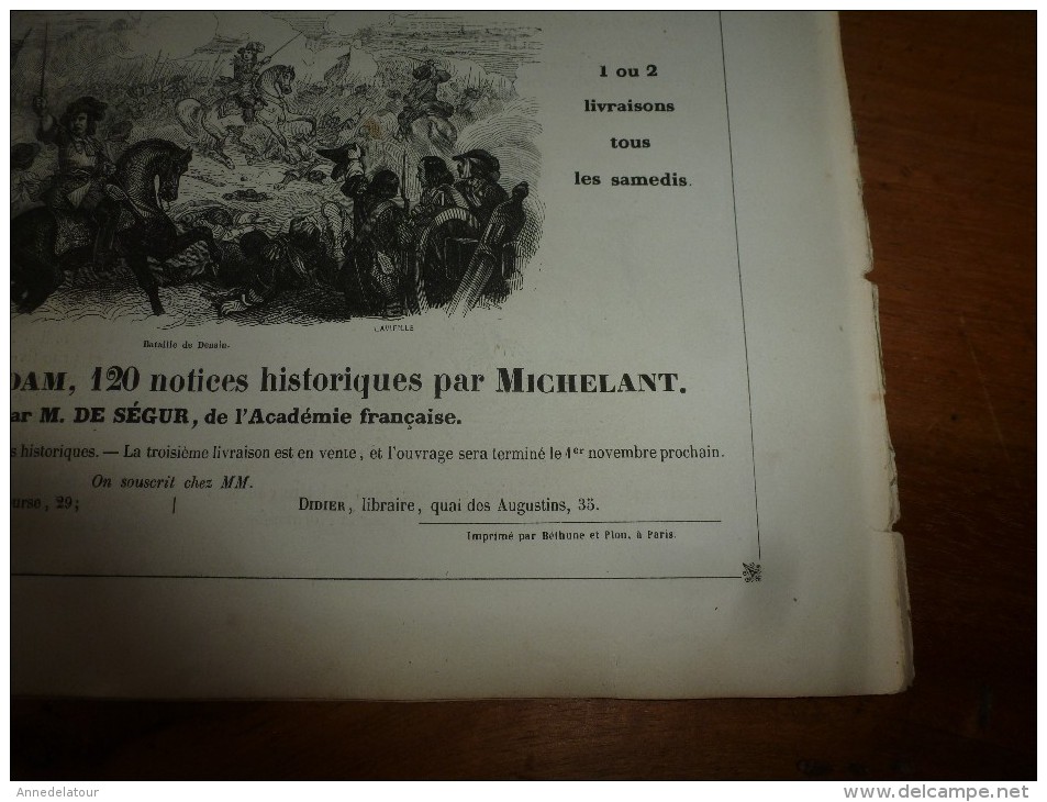 1840 PARIS Dévoilé (5 livraisons): LES MYSTERES SUS par CHAM  .;Musée PHILIPON, nombreux dessins  etc