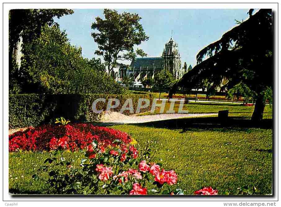 CPM Normandie Trance Gisors Eure Le Jardin Du Chateau - Gisors